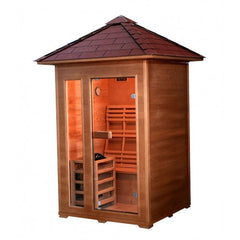 SunRay Bristow 2-Person Outdoor Traditional Sauna - HL200D2