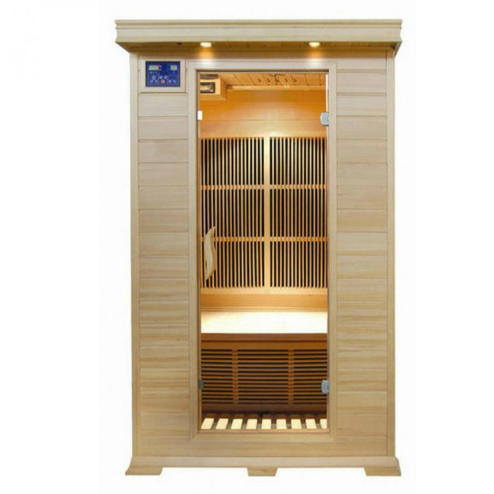 SunRay Evansport Indoor 2-Person Infrared Sauna HL200C - PrimeFair