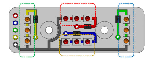 Kaabo USA Electric Scooter tail light PCB for Kaabo Warrior X Plus — side profile