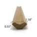 PROSAUNAS Thermo-Aspen 1x2 (14mm x 30mm) Inside Corner Trim SI Sauna - image 6