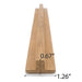 PROSAUNAS Thermo-Aspen 1x2 (17mm x 32mm) T-Moulding Sauna Wood - image 6
