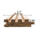PROSAUNAS Thermo-Aspen Groove-S 1x3 (15mm x 60mm) T&G Sauna Wood - image 8