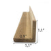 PROSAUNAS Thermo-Aspen 2x2 (28mm x 28mm) Outside Corner Trim VA Sauna - image 6