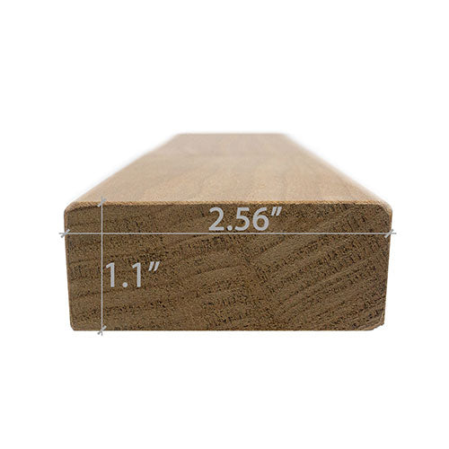 PROSAUNAS Thermo-Aspen 2x3 (28mm x 65mm) S4SEE SHP Sauna Wood - image 8