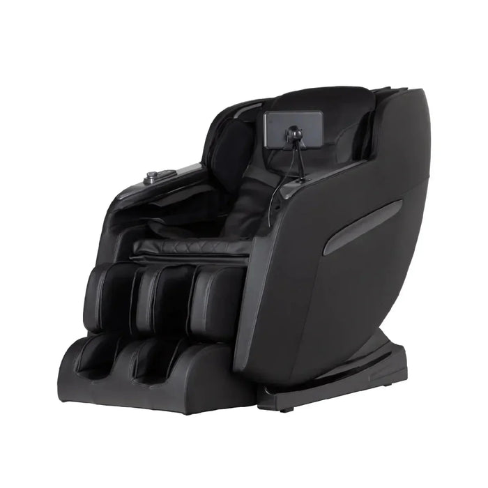 Titan Ti-Regal – Zero Gravity Recline & Full-Body Air Compression roller mechanism close-up showing track travel