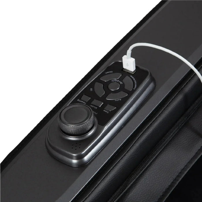 Titan Ti-Regal – Zero Gravity Recline & Full-Body Air Compression touchscreen / control panel close-up