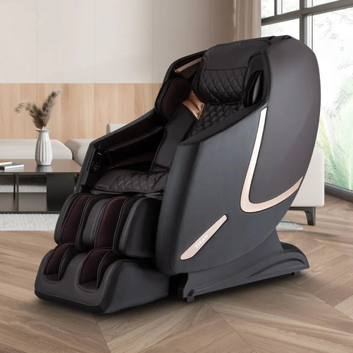 Titan 3D Prestige – 3D Massage Mechanism & SL massage chair upright in living-room setting
