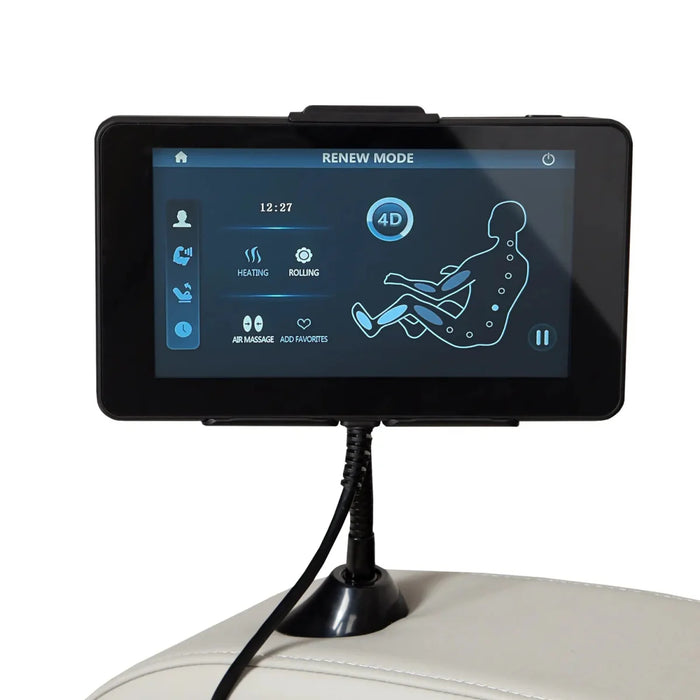 Titan 4D Advent – 4D Massage Mechanism & SL side profile showing SL-Track length