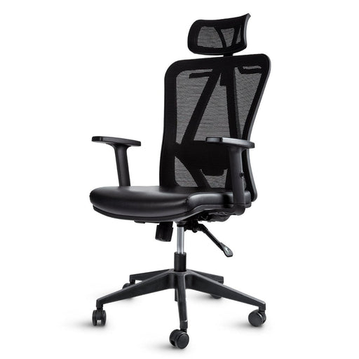 Titan Ergo 9606P (Synthetic Leather) Ergonomic Office Chair — side angle