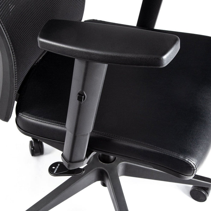 Titan Ergo 9606P (Synthetic Leather) Ergonomic Office Chair — in-use lifestyle shot