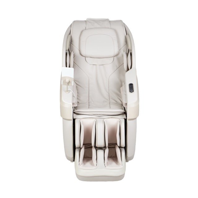 Titan Nido 3D massage chair taupe air compression airbag detail