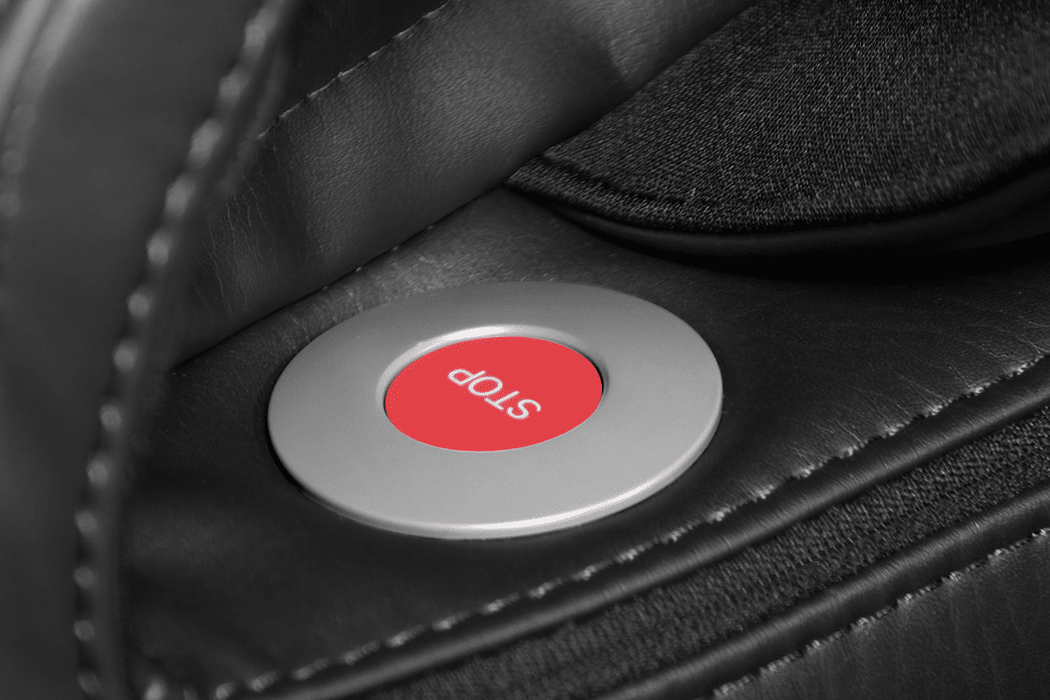 Titan Plantaris – 4D Massage Mechanism & SL headrest and shoulder air-compression detail