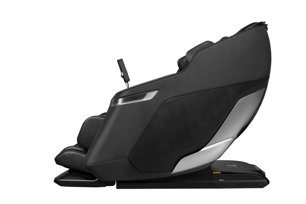 Titan Plantaris – 4D Massage Mechanism & SL side profile showing SL-Track length