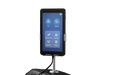 Titan Plantaris – 4D Massage Mechanism & SL dimensional diagram showing footprint and clearance