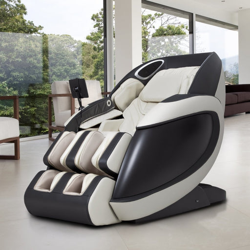 Titan Premium Fleetwood II 4D – 4D Massage Mechanism & SL reclined in zero-gravity position showing full body coverage