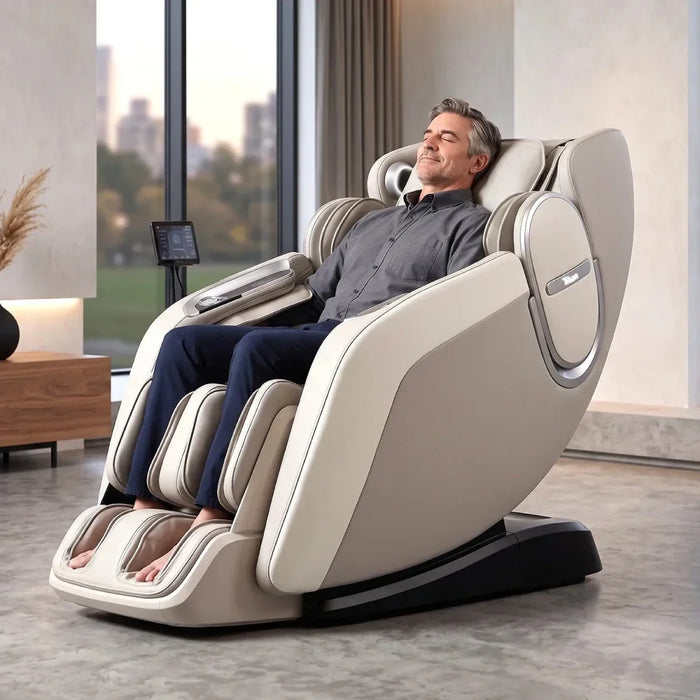 Titan Pro Cura 4D massage chair front view
