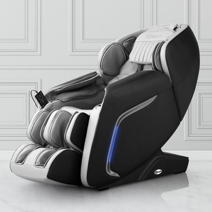 Titan TP-Cosmo – 2D Massage Mechanism & SL massage chair upright in living-room setting