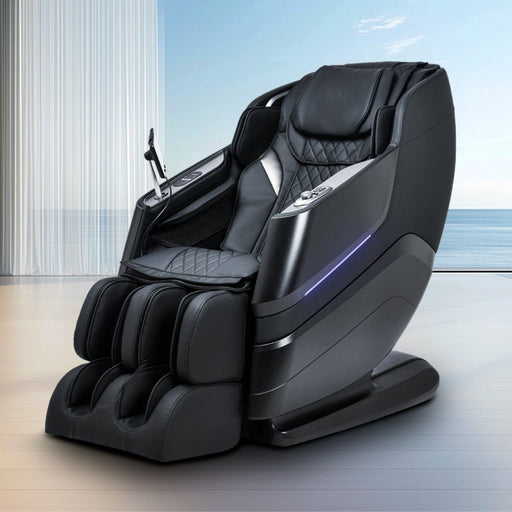 Titan TP-Epic 4D – 4D Massage Mechanism & SL massage chair upright in living-room setting