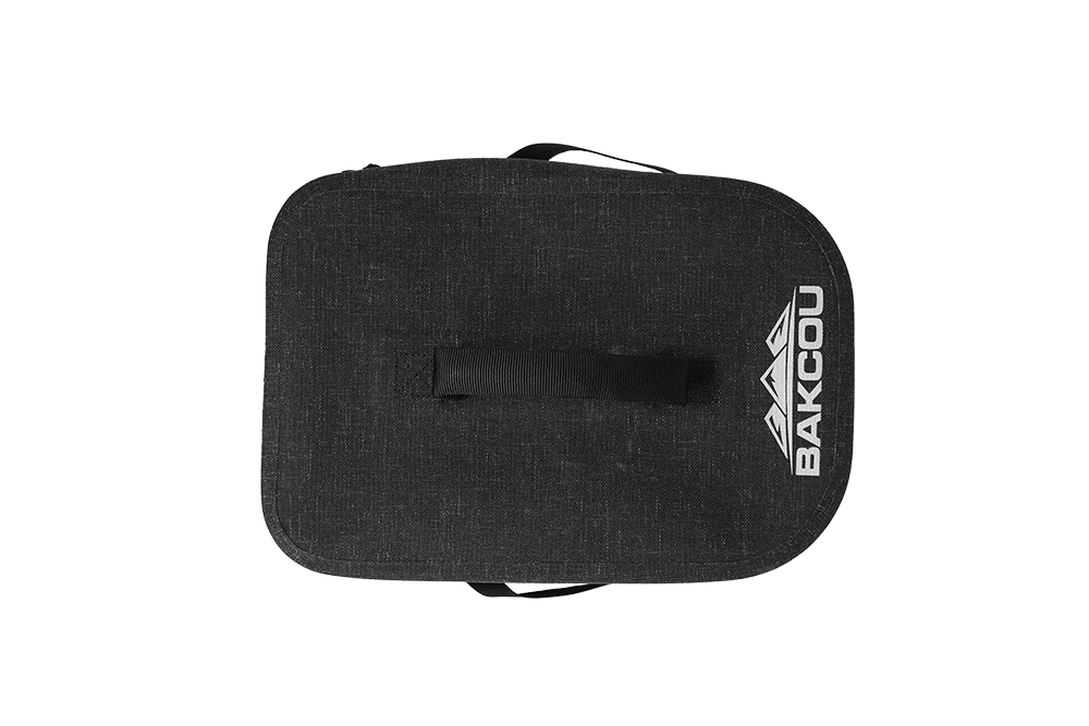 Bakcou Top Pannier Bag — rear frame view