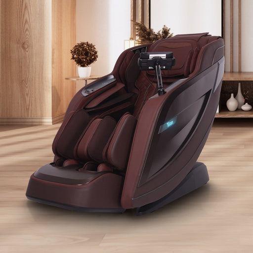 Titan TP-4D 8500 MAX – 4D Massage Mechanism & Voice Control reclined in zero-gravity position showing full body coverage