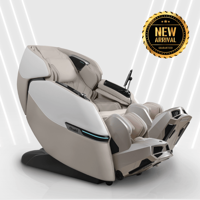 Osaki Trion Flex Duo 4D+3D – 4D Massage Mechanism & 3D Massage Mechanism massage chair upright in living-room setting