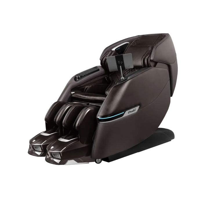 Osaki Trion Flex Duo 4D+3D – 4D Massage Mechanism & 3D Massage Mechanism reclined in zero-gravity position showing full body coverage