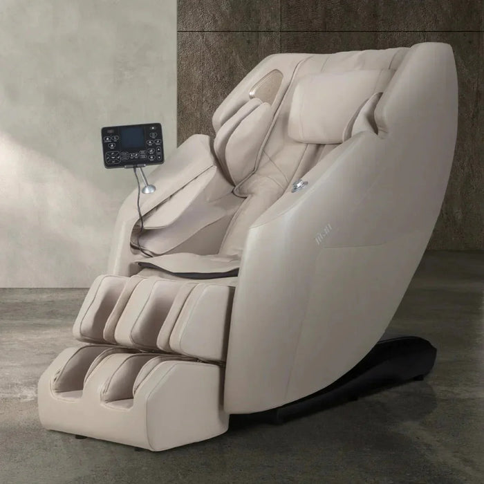 Titan Ultra 2 – 3D Massage Mechanism & SL massage chair upright in living-room setting
