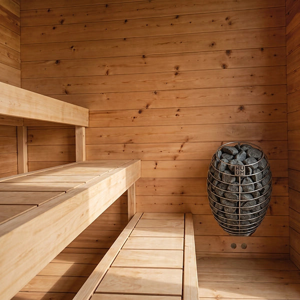 Canadian Timber Avalon Outdoor Sauna with Three-Tier Benches - photo 6