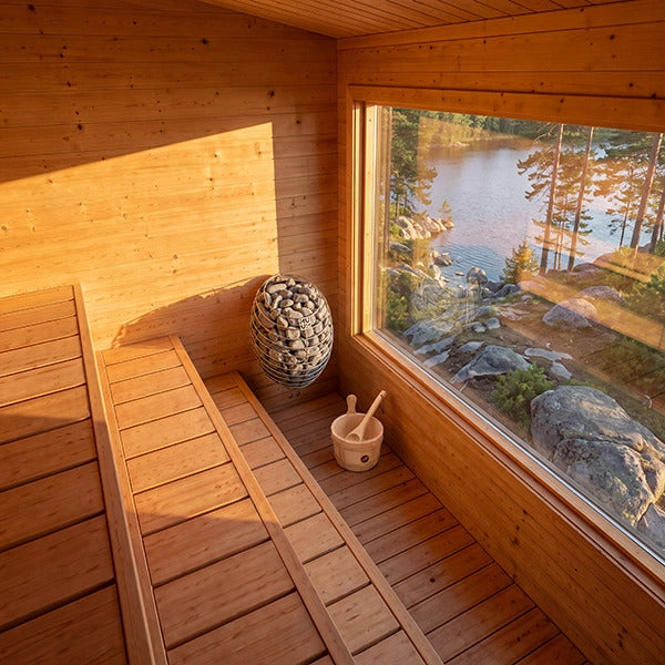 Canadian Timber Avalon Outdoor Sauna with Three-Tier Benches - photo 7