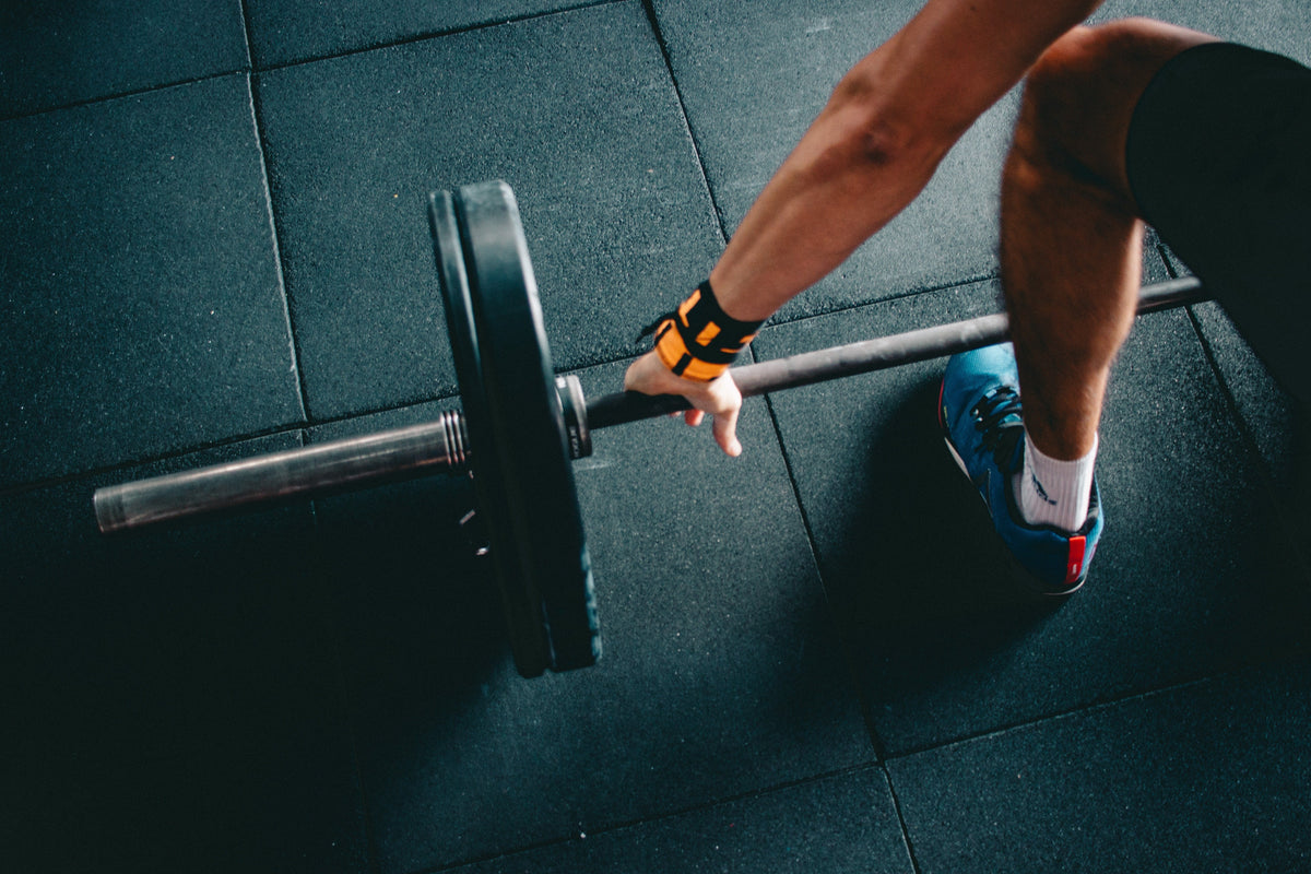 Strength training in a gym
