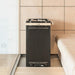 Harvia Virta HL60E 6kW Electric Sauna Heater — interior bench layout
