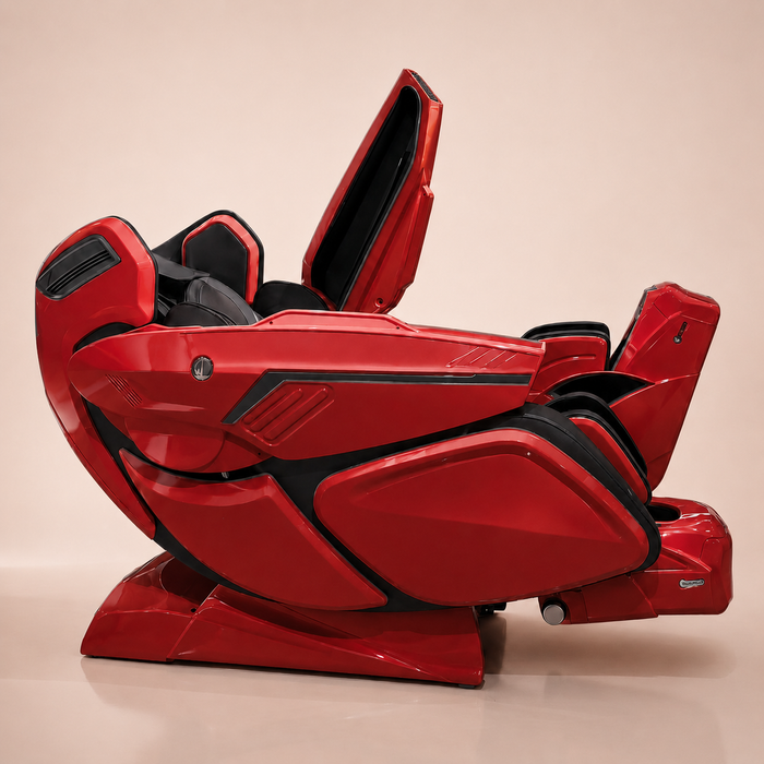 360 Massage Weltron 5D robotic massage chair in Red