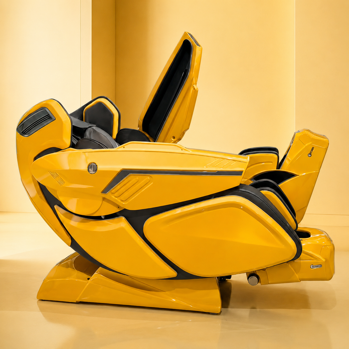 360 Massage Weltron 5D robotic massage chair in Yellow