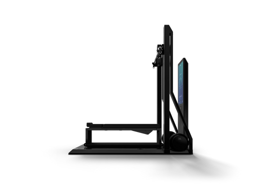 OxeFit XS1 platform with deck unfolded for full-body training