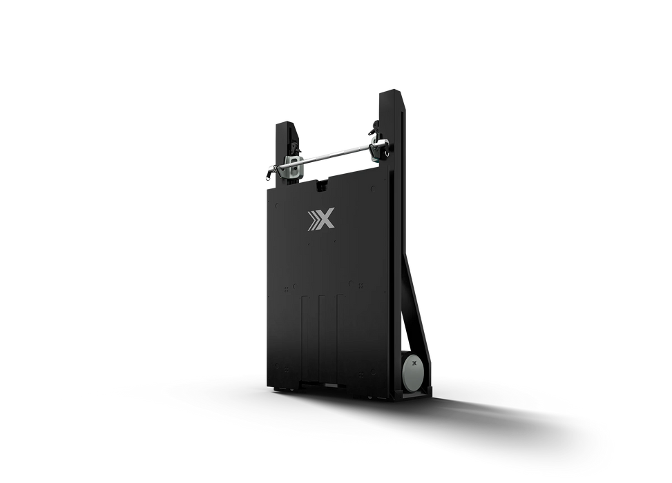 OxeFit XS1 folded for compact storage