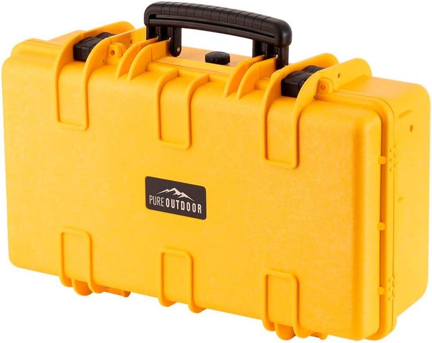 Therasage TherAir hard travel case, yellow view