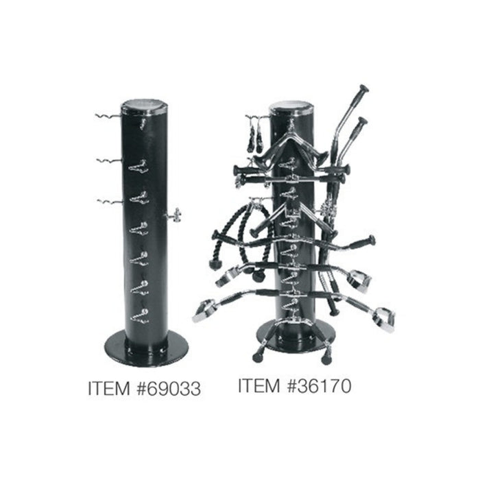 York Barbell 15 Cable Attachment Pack with Rack — grip and contact surface