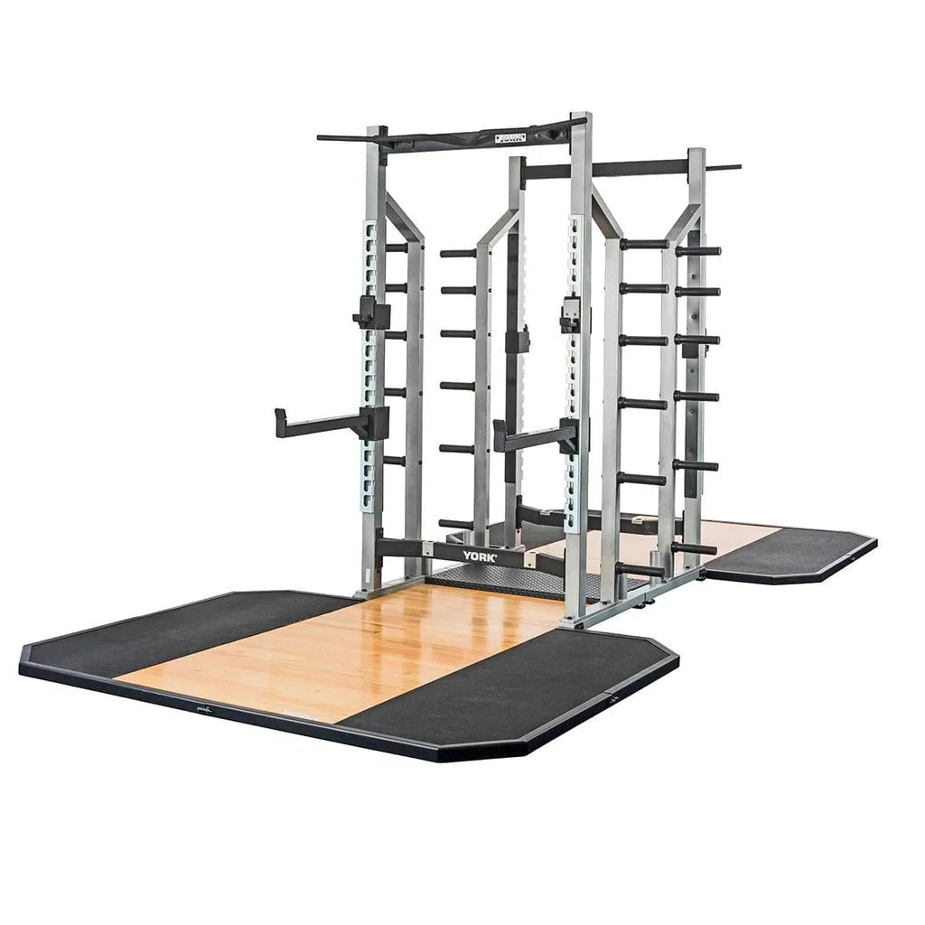 York Barbell STS Double Half Rack | Peak Flow Fitness