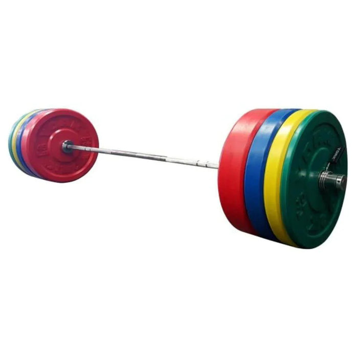 York Barbell USA Colored Bumper Plate & Barbell Sets — weight load capacity