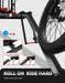 200lbs Capacity Tire-Clamp E-bike Rack with Ramp