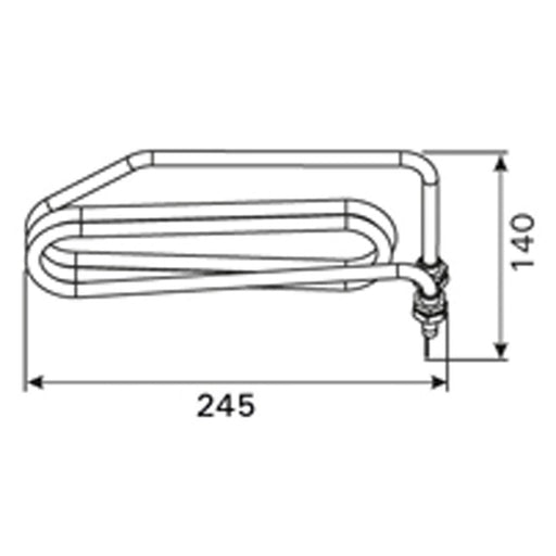 Harvia ZH-104 Evaporator Heating Element