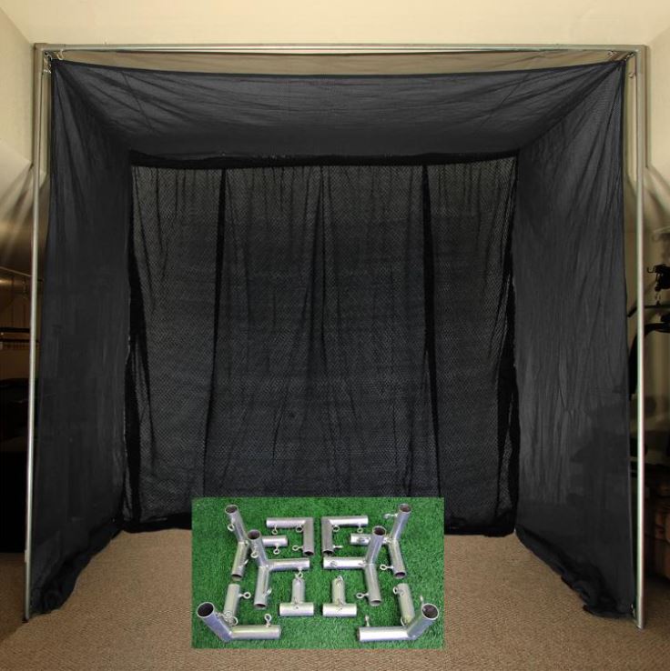 Cimarron 5x10x10 Clubhouse Golf Net with Frame Kit - 5x10CHGNC — Peak ...