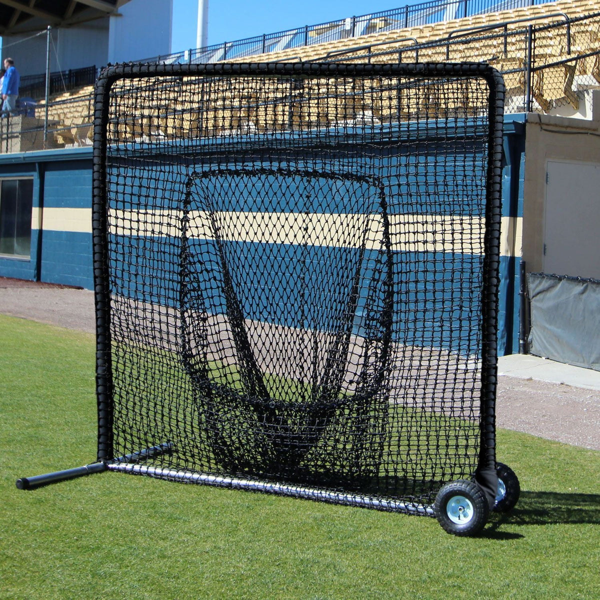 Cimarron 7' x 7' Sock Net and Premier Frame with Wheels — Peak Flow Fitness