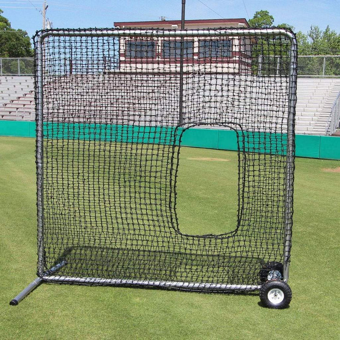 Cimarron 7' x 7' Softball Net and Premier Frame with Wheels