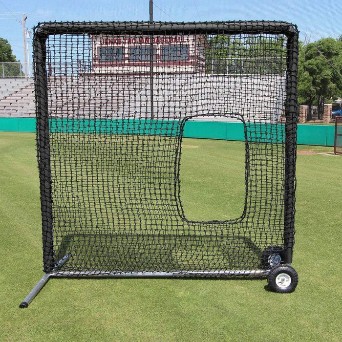 Cimarron 7' x 7' Softball Net and Premier Frame with Wheels