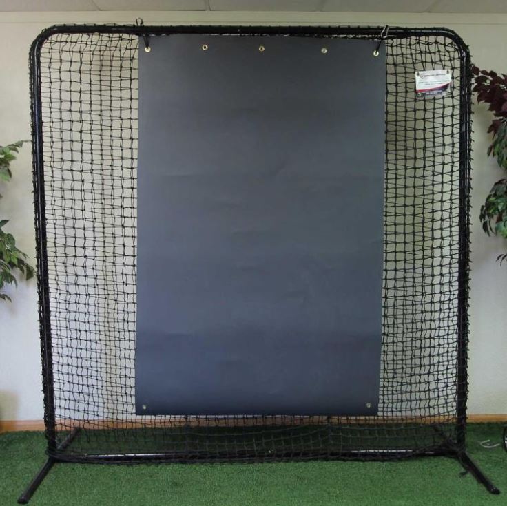 Cimarron Premier Heavy Duty Rubber Backstop Charcoal and White — Peak ...