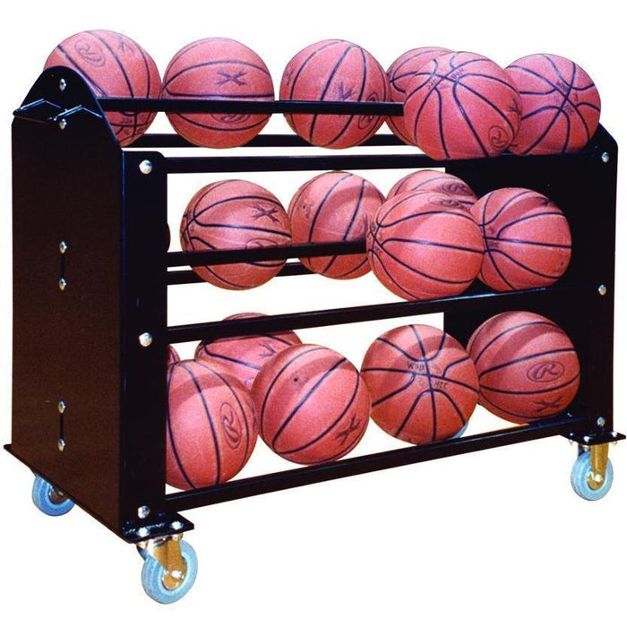 First Team Ball Hog Premium Ball Carrier (Holds 24 Basketballs) FT24