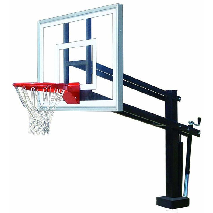 First Team HydroShot Stainless Steel In-Ground Poolside Basketball Hoop