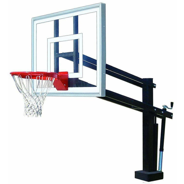 First Team HydroShot Stainless Steel In-Ground Poolside Basketball Hoop