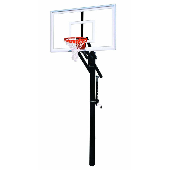 First Team Jam Adjustable In-Ground Basketball Goal